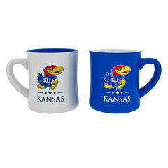 University of Kansas 10oz Ceramic Cup Set, 2pc