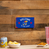 University of Kansas Wood Wall Sign, 6x11
