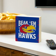 University of Kansas Plock, Down Home Fans, 6x6