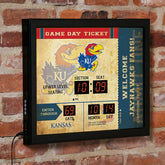Scoreboard Wall Clock, Univ. of Kansas