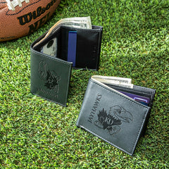 University of Kansas, Bi-Fold and Tri-Fold Wallet Gift Set, Black