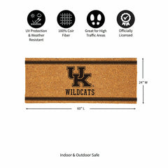 University of Kentucky Extra Large One Color Coir Mat, 60"x24"