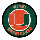 LED Wall Decor, Round, University of Miami