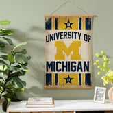 University Of Michigan, Canvas Wall Tapestry, Medium, 36x24