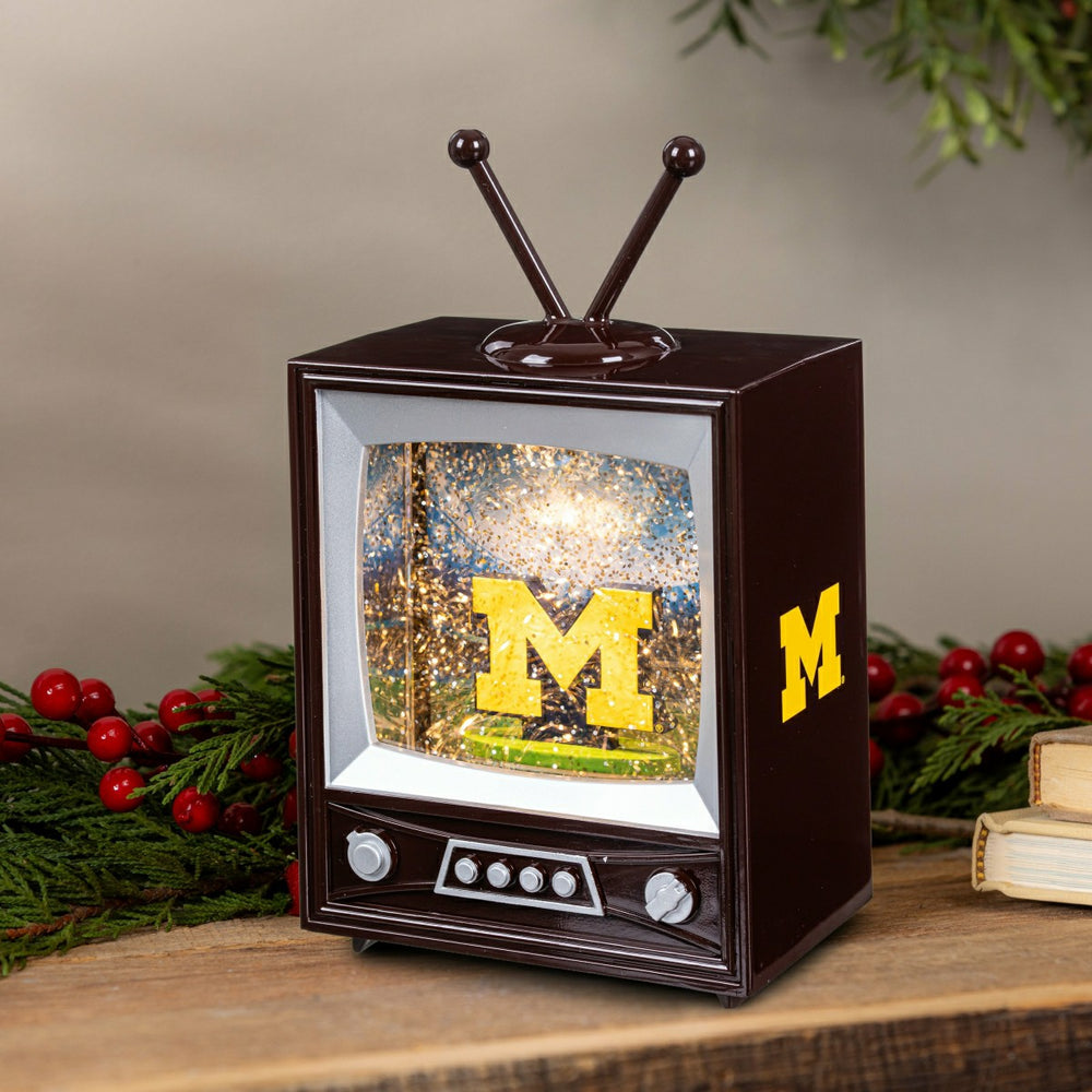 University Of Michigan Vintage TV Water Lantern