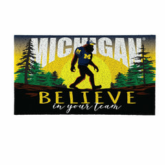 University Of Michigan Bigfoot PVC Mat, 28"x16"