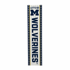 47" Double Sided Leaner, University Of Michigan, Christmas