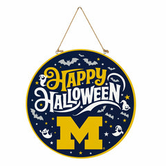 University Of Michigan Halloween Round Door Décor with Hanging Rope, 1