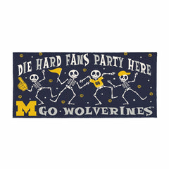 University Of Michigan Flocked Coir Halloween Sassafras Switch Mat, 22