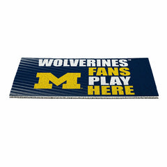 University Of Michigan Fan Mat, 28"x16"