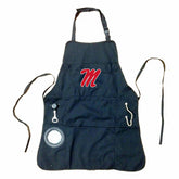 Grill Apron, Black, University of Mississippi