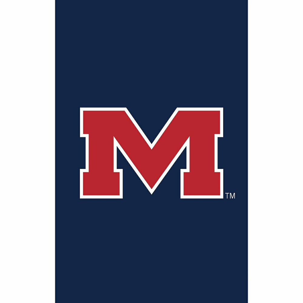 University of Mississippi Applique Garden Flag