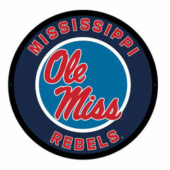 LED Wall Decor, Round, University of Mississippi
