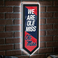 LED Wall Decor, Pennant, University of Mississippi