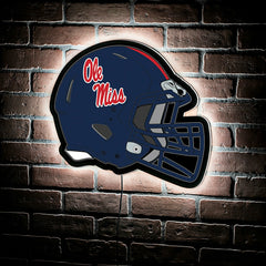 LED Wall Decor, Helmet, University of Mississippi
