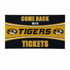 28" x 16" PVC Trapper Mat, Come Back with Tickets, University of Misso