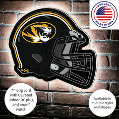 LED Wall Decor, Helmet, University of Missouri