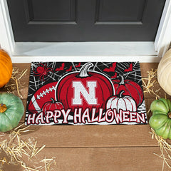University of Nebraska Halloween PVC Mat, 28"x16"