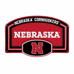 University of Nebraska USA Embossed Steel Wall Sign, 11" x 17"