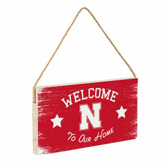 University of Nebraska Wood Wall Sign, 6x11
