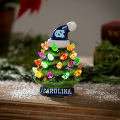4" Mini LED Tabletop Christmas Tree, Set of 2, University of North Car