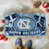 University of North Carolina Holiday PVC Mat, 28"x16"