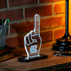 University of North Carolina College Foam Finger Desklite LED Decor