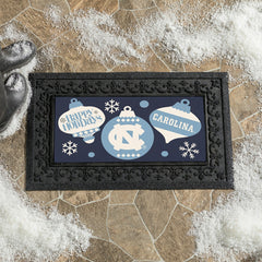 University of North Carolina Holiday Flocked Coir Sassafras Switch Mat
