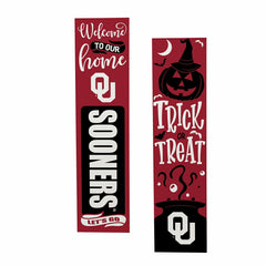 47" Double Sided Leaner, University of Oklahoma, Halloween