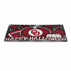 University of Oklahoma Halloween PVC Mat, 28"x16"