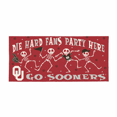 University of Oklahoma Flocked Coir Halloween Sassafras Switch Mat, 22