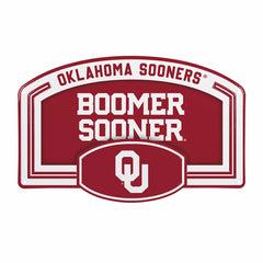 University of Oklahoma USA Embossed Steel Wall Sign, 11" x 17"