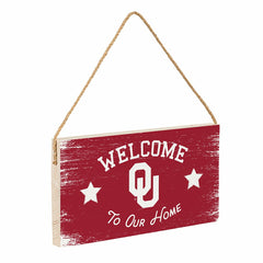 University of Oklahoma Wood Wall Sign, 6x11