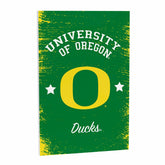 University of Oregon Wood Wall Sign, 16x24
