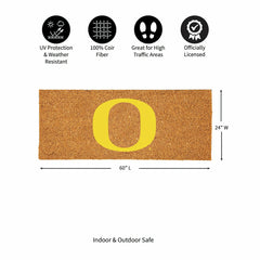 University of Oregon Extra Large Full Color Coir Mat, 60"x24"