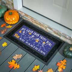 University of Pittsburgh Flocked Coir Halloween Sassafras Switch Mat,