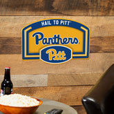 University of Pittsburgh USA Embossed Steel Wall Sign, 11" x 17"