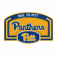 University of Pittsburgh USA Embossed Steel Wall Sign, 11" x 17"