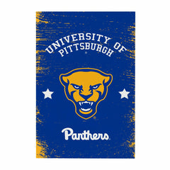 University of Pittsburgh Wood Wall Sign, 16x24