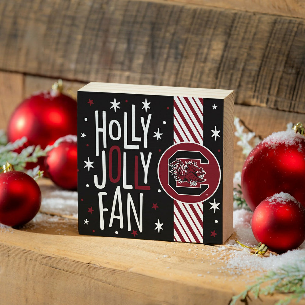 University of South Carolina Block, Holiday, 6x6