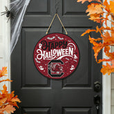 University of South Carolina Halloween Round Door Décor with Hanging R