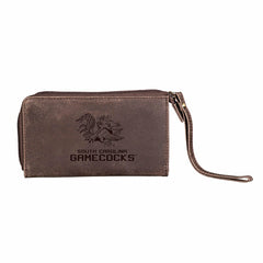 Wristlet Wallet, Brown, University of South Carolina