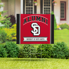 University of South Dakota Coroplast Yard Sign Alumni