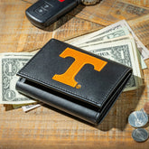 University of Tennessee Black Tri-Fold Embroidered Wallet w/ RFID Blocking