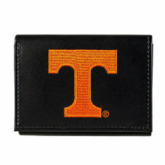 University of Tennessee Black Tri-Fold Embroidered Wallet w/ RFID Blocking