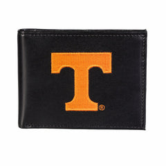 University of Tennessee Black Bi-Fold Embroidered Wallet w/ RFID Blocking