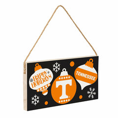University of Tennessee Holiday Wood Wall Sign, 6x11