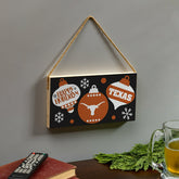 University of Texas Holiday Wood Wall Sign, 6x11