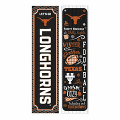 46" Double Sided Leaner, University of Texas, Winter Seasonal