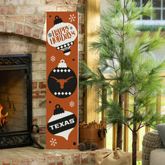 47" Double Sided Leaner, University of Texas, Christmas